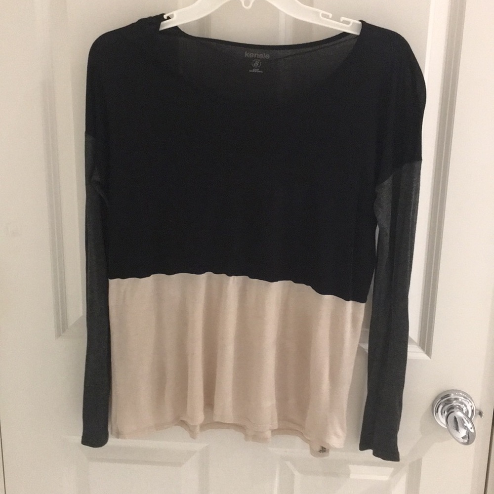 Multicolored, long sleeve top
